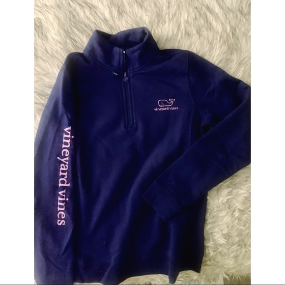 Purple Vineyard Vines 1/4 Zip Pullover - Picture 1 of 3